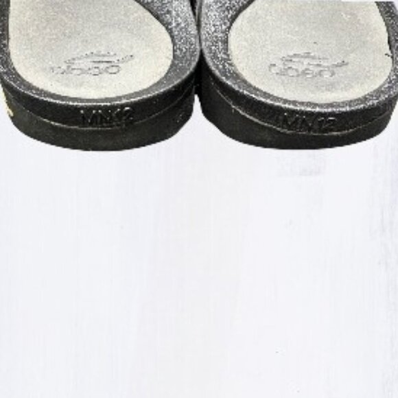 ABEO Zuma Post Flip Flop Sandals Black Size 12 - Picture 3 of 8